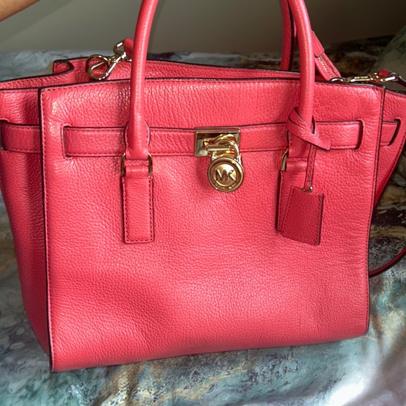 MICHAEL Michael Kors Handbags - Michael Kors Hamilton Lock Tote Shoulder Bag